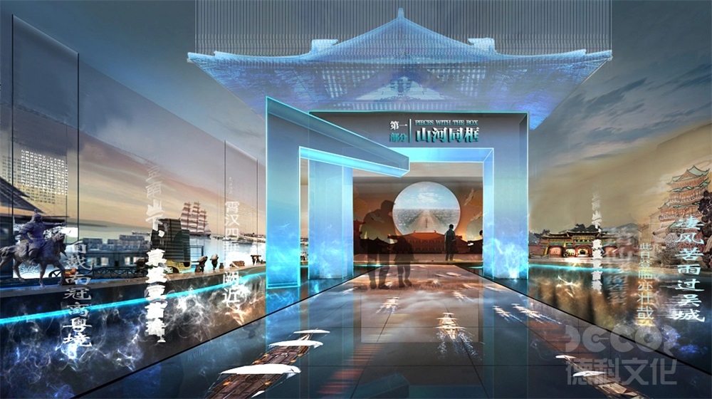 展览厅设计如何划分不同艺术流派或时期的展区？